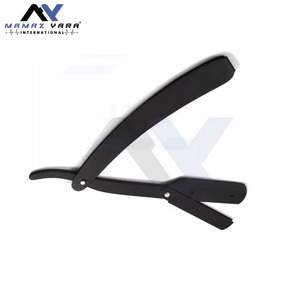 Professional Folding Straight Edge Barber Shavette <b>Razor</b> with Replaceable Blades Salon Grade Cut Throat Shaving Tool for <b>Men</b> - Product Image 4