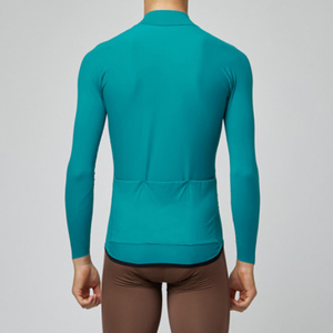 Maillot de Ciclismo para Hombre con Material Transpirable de Secado Rápido, Camiseta de Ciclismo Corta y Larga con Bolsillos, Resistente al Viento - Product Image 4