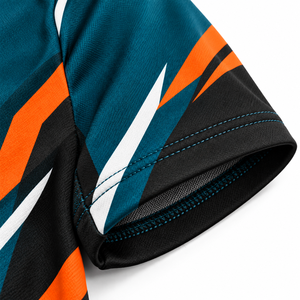 <b>Geometric</b> Pattern Short Sleeve T-<b>Shirt</b> Slim Fit Quick Dry Polyester Sporty O-Neck Design - Product Image 4