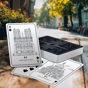 Cartas de Juego Personalizadas para Uso Familiar - Papel de 310 g/m² con Acabado Liso y Estampado en Lámina Plateada, Caja de Cartón, 54 Cartas - Product Image 4