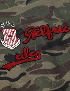 Sweat à capuche zippé avec graphisme Y2K clouté, coupe oversize, style streetwear vintage, 100% polyester, brodé, ODM - Product Image 5