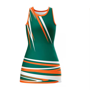 Factory Custom Women's 100% Polyester Breathable Sublimation <b>Athletic</b> Dress Seamless Fusing for Netball Tennis Badminton Padel - Product Image 2
