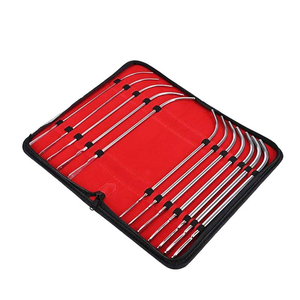 Kit de Dilatateurs Manuels en Acier de Haute Qualité, 8 Pièces, Arc-en-ciel, Plugs Utérins et Urétraux, Bougies Hagar, Pochette de Rangement, CE, Vente en Gros Personnalisée - Product Image 3