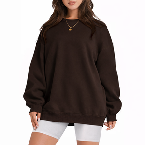 Sweat-shirt pour femmes tendance, à manches longues, surdimensionné, avec design personnalisé - Product Image 1