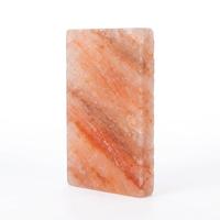 Bloc de sel rose de l'Himalaya, tuile rectangulaire en pierre, fait main, 6x4x1,5 pouces, qualité alimentaire, pour cuisson, grillades, service, Feng Shui