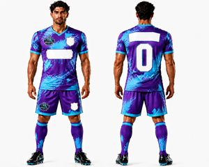 Conjunto de Uniforme de Fútbol Moderno y de Alta Gama al Por Mayor, con Jersey Transpirable y Pantalones Cortos Resistentes para Hombre - Product Image 1