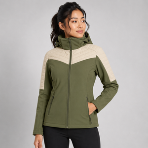 Veste softshell pour femme de qualité supérieure, respirante, imperméable, écologique, pour l'hiver, avec un matériau flexible et un intérieur doux pour un confort optimal - Product Image 1