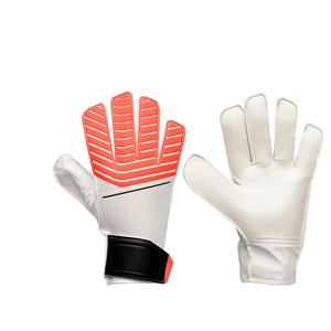 Gants de gardien de but en cuir PU en gros, protection des doigts, antidérapants, fermeture auto-agrippante, gants de football professionnels unisexes - Product Image 1