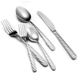 Premium Dining <b>Flatware</b> Stainless Steel Cutlery Set Designed for Elegant Table Settings and Contemporary Kitchen Living - Product Image 1