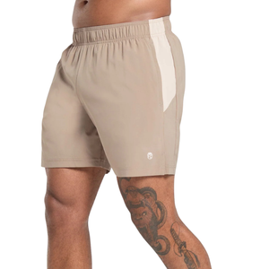 Pantalones Cortos Deportivos para Hombre, Ajustados, de 7 Pulgadas, Ligeros, para Gimnasio, Entrenamiento, Running, Fitness, Color Marrón Cemento y Gris Guijarro - Product Image 2