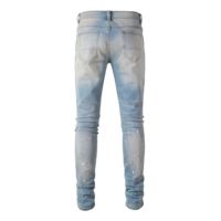 Pantalones Vaqueros Rectos de Cintura Media para Hombre, Material Grueso, Alta Calidad, Transpirables, Ecológicos, Lavados con Piedras, Invierno, Color Sólido