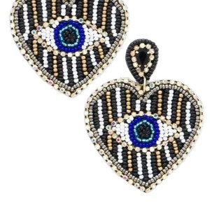 Luxury Item Fancy Earing Embroidery Embroidery <b>Earrings</b> and Indian <b>Handmade</b> <b>Earrings</b> - Product Image 1