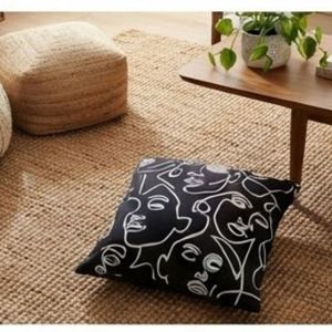 Housses de coussin décoratives géométriques tissées style vintage moderne, 100 % coton écologique, pour salon, chambre et maison - Product Image 6