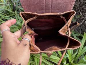 New Unique Designer Crunch Leather <b>Backpack</b> Stylish <b>Multi</b> Uses Bags Hot Sale Real Leather <b>Backpack</b> Wholesale Bulk Product - Product Image 6