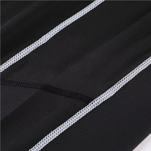 <b>Men's</b> Black Full Sleeve Rash Guard Quick Dry Breathable Anti-UV Spandex Nylon <b>Shirt</b> Top for Adults - Product Image 5