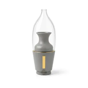 Quemador de Bakhoor Religioso Artesanal de Sándalo y Resina con Tapa de Cristal, Soporte Premium para Incienso Árabe Oud Dukhoon al por Mayor - Product Image 3