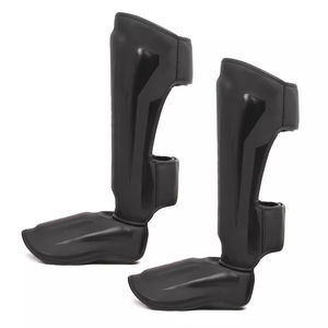 ถุงมือชกมวยหนังและ PU แบบ OEM พร้อมโลโก้สั่งทำพิเศษ พร้อมสนับแข้งแบบยืดหยุ่น อุปกรณ์ป้องกัน MMA ที่ดีที่สุดสำหรับเด็กและผู้ใหญ่ - Product Image 1