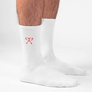 Chaussettes de sport ou d'entraînement brodées en coton avec motif canne à sucre de Noël personnalisé, ODM Smeta Sports pour usage quotidien - Product Image 6