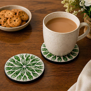 Mother Of Pearl Coaster Excellent Design Mats & Pads MOP Coaster Modern Coaster Cup Holder <b>Placemats</b> - Product Image 5