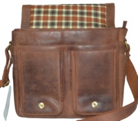 Adorable Bolso de Mano Clásico Marrón de Cuero Genuino para Negocios, Bolso de Hombro para Portátil de Primera Calidad para Hombre