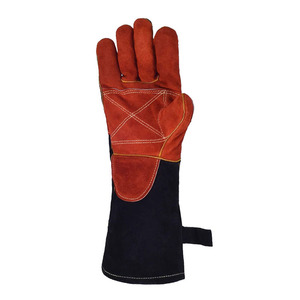 Work Wear Heat Protection Welding <b>Gloves</b> Wear Resistant Breathable Premium Quality Welding <b>Gloves</b> - Product Image 2