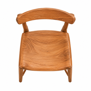 Silla de Comedor Moderna de Madera de Teca Escandinava, Impermeable, Ecológica, Estable y Duradera, para Hogar, Oficina, Villa y Parque - Product Image 4