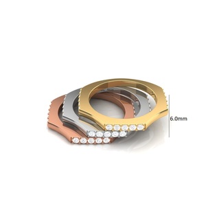 Bague tendance en zircon taille ovale, en argent sterling 925 véritable plaqué, unisexe, pour fiançailles, élégante, pour soirée, bijoux. - Product Image 5