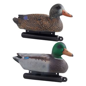 Señuelos de pato flotantes realistas con diseño de natación con peso centrado, señuelo de plástico para caza al aire libre, para piscina, equipo de caza de patos. - Product Image 2