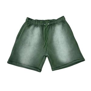 Shorts décontractés pour hommes, délavés à l'acide, séchage rapide, avec cordon de serrage à la taille et poches - Product Image 5