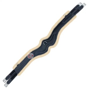 Sangle de cheval en cuir marron de qualité supérieure avec raccord Dabble Produits pour chevaux standard le plus élevé - Product Image 2