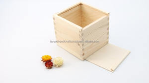 Porte-serviettes en bois Boîte à mouchoirs carrée Cuisine Distributeur de serviettes en métal en bois pour bar - Product Image 3