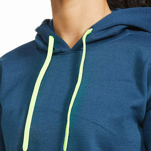 Sudadera con Capucha de Alta Calidad para Mujer, para Invierno, para Gimnasio, de Manga Larga, Corta, con Bordado Frontal, para Venta al Por Mayor - Product Image 5