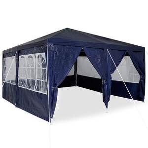 Carpa Azul para Bodas y Fiestas de 157.48 X 157.48 X 104.72 Pulgadas de Polietileno, Tamaño Ideal para su Evento Especial - Product Image 3