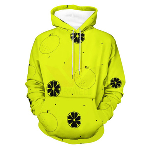 Sudadera con Capucha y Estampado Geométrico para Hombre, Sudadera de Forro Polar, Informal, para Otoño, Corte Regular, Diseño de Sublimación - Product Image 4