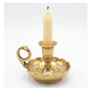 Vintage Brass Tapper Candle Holder for Tabletop Living Room Dining Accent Centerpiece Coffee <b>Table</b> for Any Festive Occasion - Product Image 1