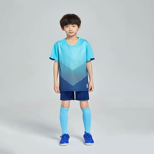 Conjunto de Camiseta de Fútbol Unisex para Adultos, Cuello Mao, Manga Corta, Absorbe la Humedad, Antibacteriano, Protección UV, Poliéster Deportivo - Product Image 6