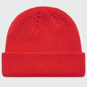 Gorro Unisex Negro Sólido, 100% Acrílico, Tejido, Estilo Casual de Invierno para Adultos, 58-60CM, Diseño con Borde, para Exteriores - Product Image 2