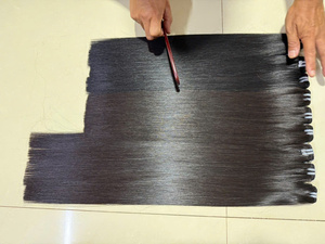ผมต่อเวียดนามแท้แบบขายส่ง สีดำ สามารถย้อมและจัดแต่งทรงได้ - Product Image 2