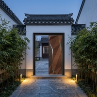 Porte de sécurité coulissante en acier moderne Hesheng Yaju avec isolation acoustique anti-balles et caractéristiques imperméables pour usage domestique et commercial