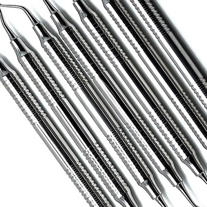 Juego de Instrumentos Quirúrgicos para Rellenos Dentales de Composite, 7 Piezas, Acero Inoxidable, Manual, Reutilizable, Agarre Ergonómico - Product Image 5