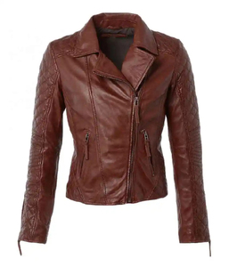 Premium Women Leather <b>Jacket</b> Classic Fashion Outerwear Soft Touch Durable Construction Stylish Zip Front <b>Biker</b> <b>Jacket</b> Wholesale - Product Image 1