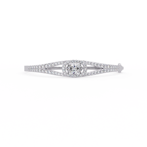 Pulsera de Plata de Ley 925 Hecha a Mano con Diamantes Cultivados en Laboratorio, Elegante y Minimalista, Estilo Tenis, Joyería Fina, Personalizable, Marca Privada OEM - Product Image 3