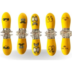 Set di Porta-Maïs Intrecciati Fun Face, 10 Pezzi/5 Porta-Cob Unici, Decorazioni e Accessori per Feste - Product Image 1