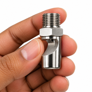 Buse de pulvérisation industrielle filetée en acier inoxydable usinée CNC de haute précision 3D TECHNO, atomiseur de pompe de forage 220V - Product Image 2