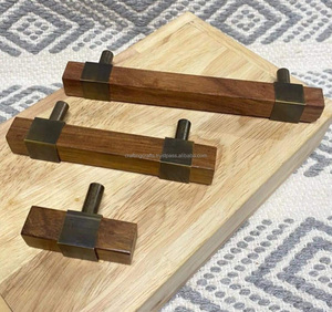 Tiradores de Muebles de Latón Plateado Estilo Religioso, Material Natural, Herrajes de Hierro para Puertas, Decoración del Hogar, Impresión Personalizada - Product Image 5