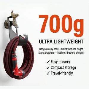 สายยางรดน้ำแบบยืดหดได้ 2 เท่า ขนาด 15 เมตร 300 PSI สำหรับรดน้ำสวนและสนามหญ้า - Product Image 5