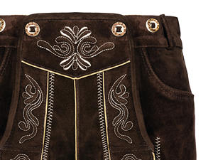 Conjunto de Lederhosen Premium para Hombre – Traje Tradicional Alemán para el Oktoberfest con Cuero Acabado a Mano - Product Image 6