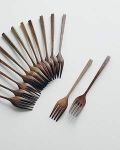 Juego de Tenedores de Madera para Ensalada y Postre, Diseño Simple y Atractivo, Cubertería de Madera para Servir la Cena, a Bajo Costo - Product Image 4