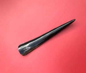 ฮอร์นรองเท้าไม้ทำมือรูปควายสั้นและยาวโลโก้อินเดีย - Product Image 2