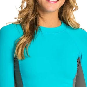 Chemises de compression à manches longues pour femmes, pour la course à pied et le fitness, imprimées par sublimation, Rash Guard à manches longues pour femmes OEM - Product Image 4